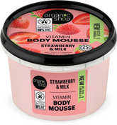 OS Vitamin Body Mousse Strawberry, 250 ml - Organic Shop Kuwait